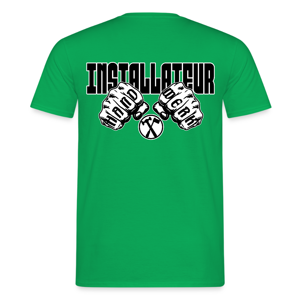 Unisex T-Shirt "Installateur" Kelly Green Männer T-Shirt