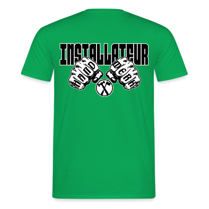 Unisex T-Shirt "Installateur" Kelly Green Männer T-Shirt