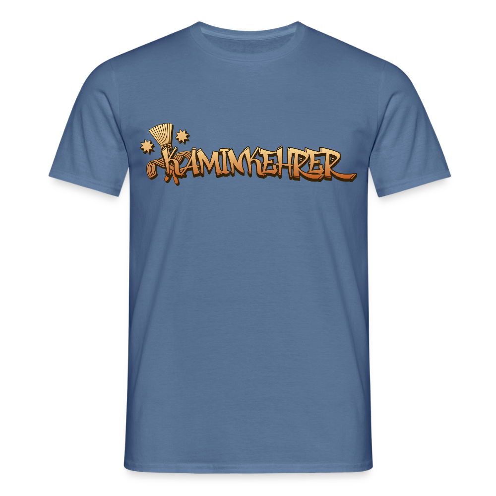 Unisex T-Shirt "Kaminkehrer" Taubenblau Männer T-Shirt