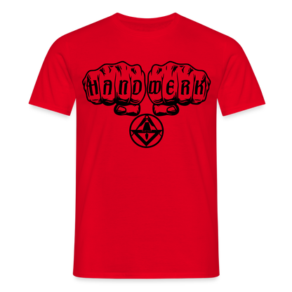 Unisex T-Shirt "Stuckateur" Rot Männer T-Shirt