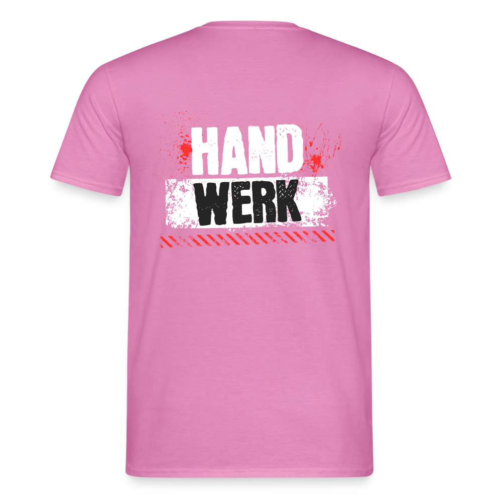 Unisex Handwerk T-Shirt von Spreadconnect, vorne schlicht, hinten mit großem Handwerksdruck, bequemer Männer T-Shirt in Baumwolle