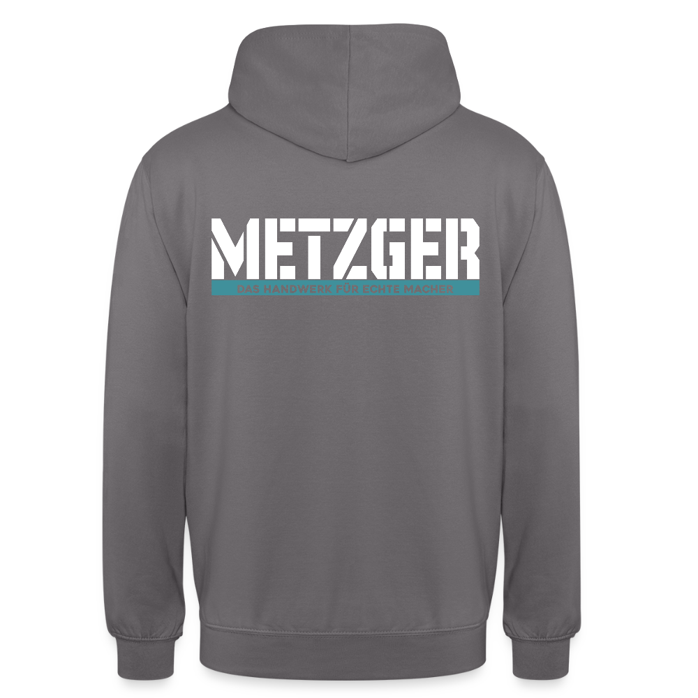 Unisex Hoodie HW-300 | MACHER "Metzger" Mittelgrau Unisex Hoodie {{ color }}