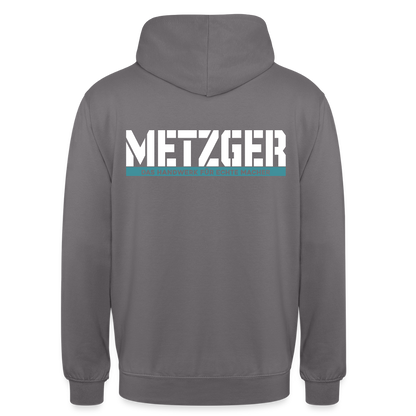 Unisex Hoodie HW-300 | MACHER "Metzger" Mittelgrau Unisex Hoodie {{ color }}