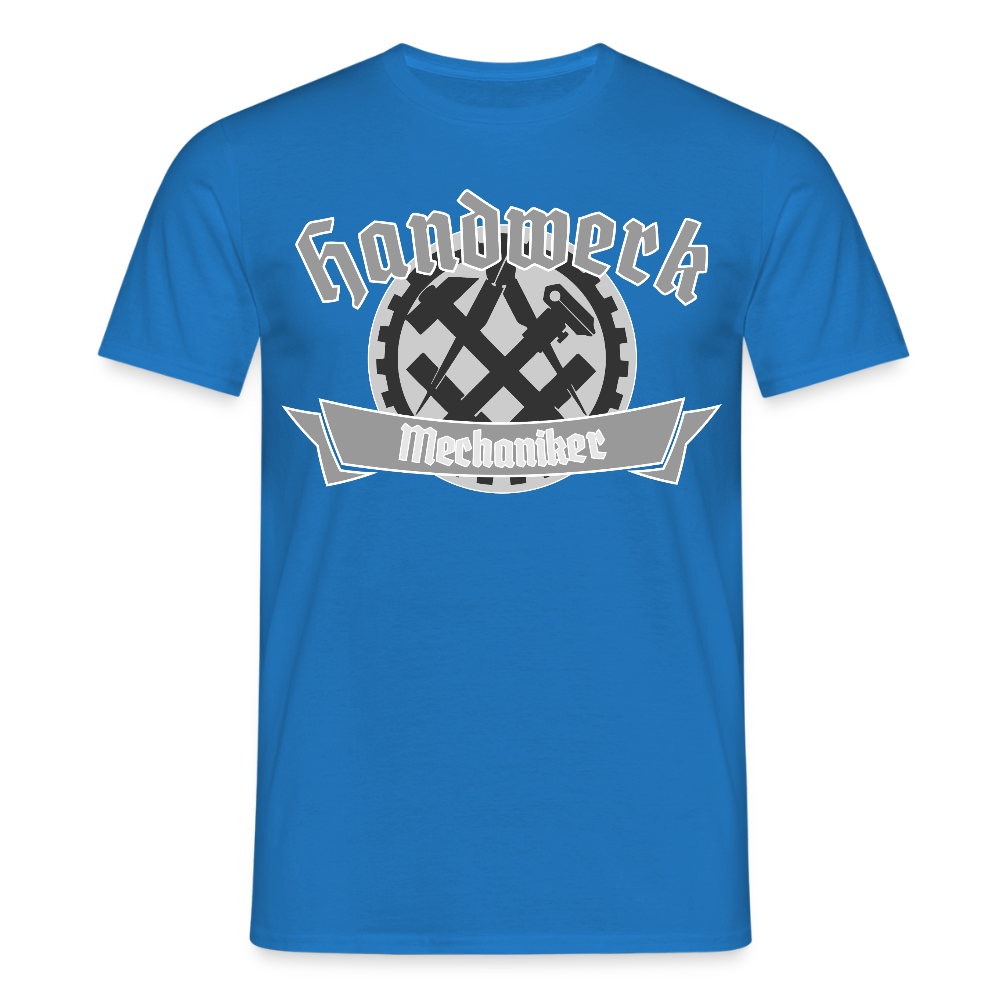 Unisex T-Shirt "Mechaniker" Royalblau Männer T-Shirt