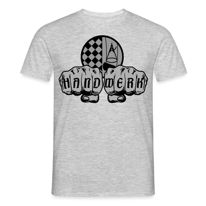 Unisex T-Shirt "Bodenleger" Grau meliert Männer T-Shirt