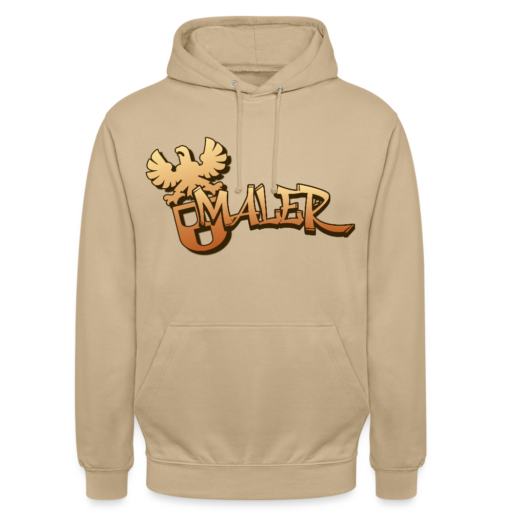 Unisex Hoodie "Maler" Beige Unisex Hoodie