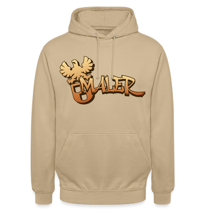 Unisex Hoodie "Maler" Beige Unisex Hoodie