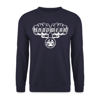Unisex Pullover "Metallbauer" Navy Unisex Pullover