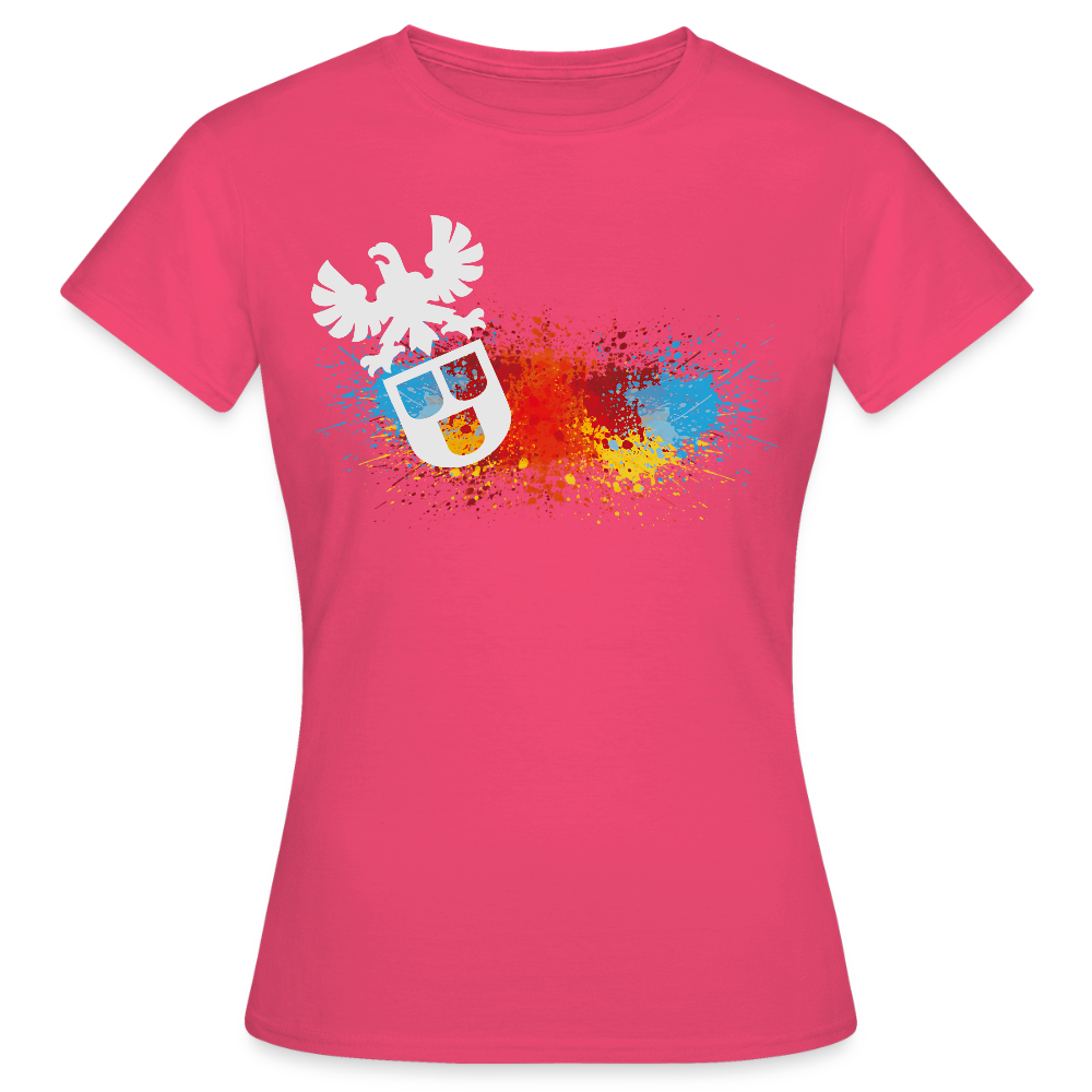 Frauen T-Shirt "Splash-Maler" Azalea Frauen T-Shirt