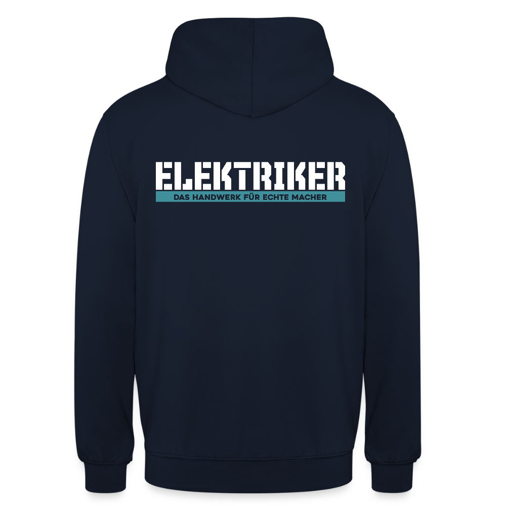 Unisex Hoodie HW-300 | MACHER "Elektriker" Navy Unisex Hoodie {{ color }}
