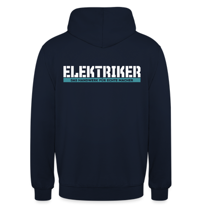 Unisex Hoodie HW-300 | MACHER "Elektriker" Navy Unisex Hoodie {{ color }}