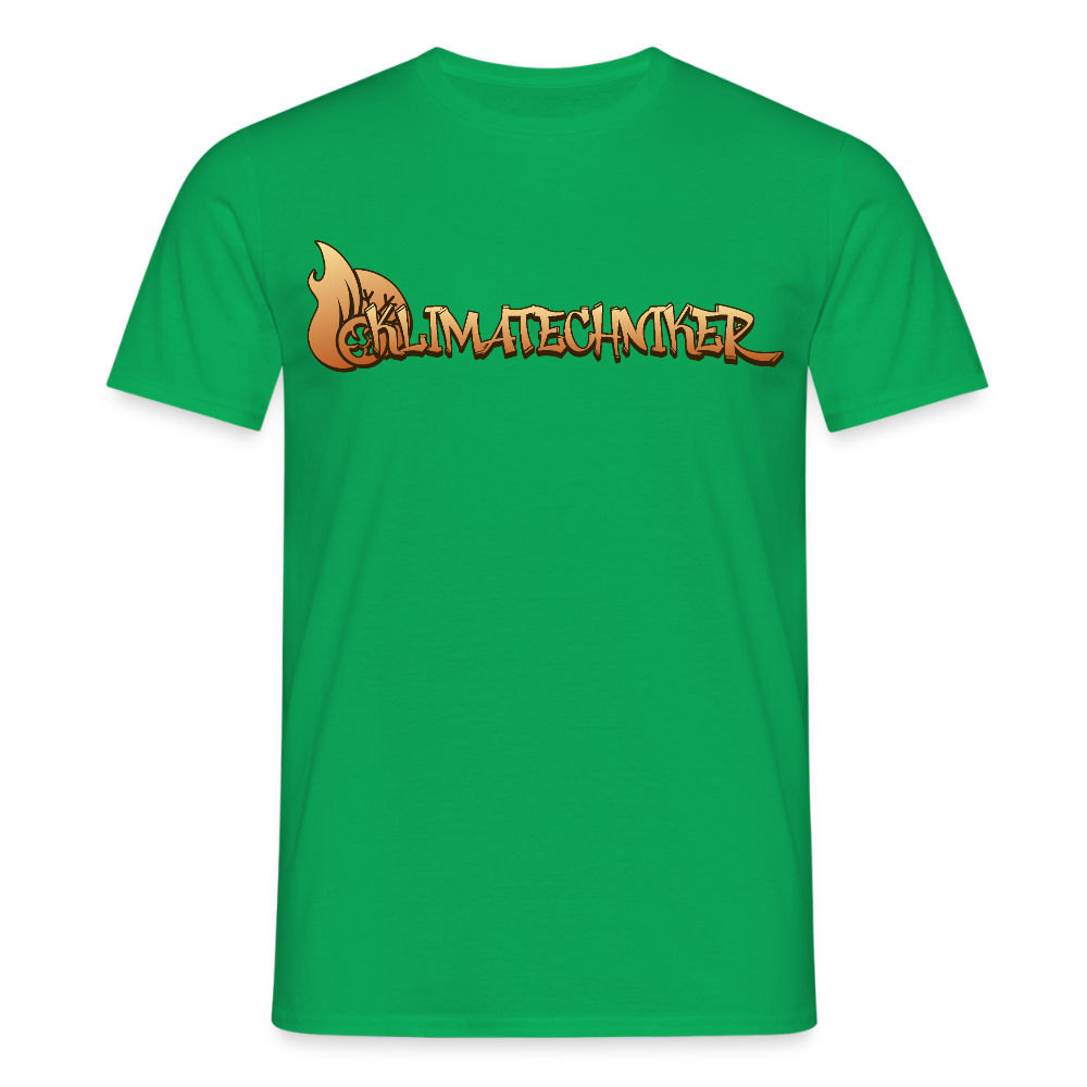 Unisex T-Shirt "Klimatechniker" Kelly Green Männer T-Shirt