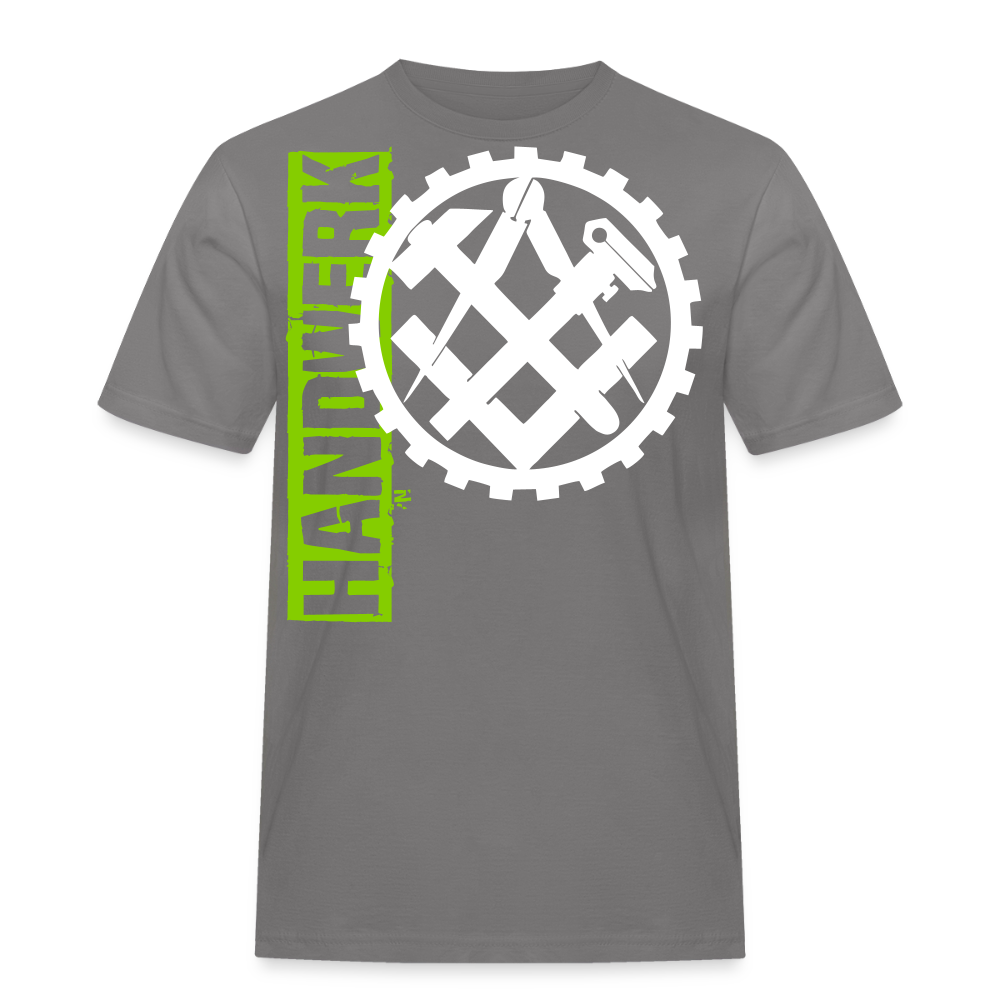 Unisex Workwear T-Shirt "Mechaniker" Grau Männer Workwear T-Shirt