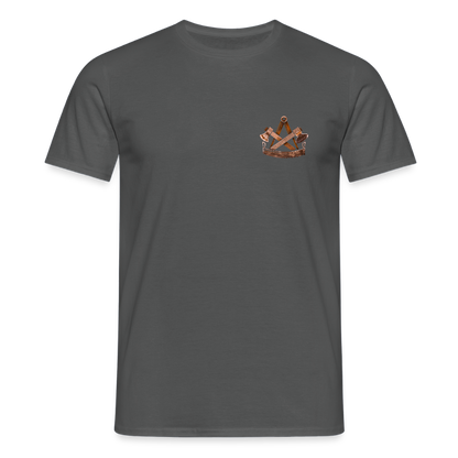 Unisex T-Shirt "Zimmermann" (beidseitig bedruckt) - Anthrazit