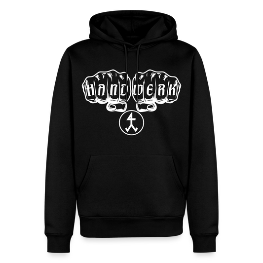 Männer Premium Hoodie "Steinmetz" - Schwarz