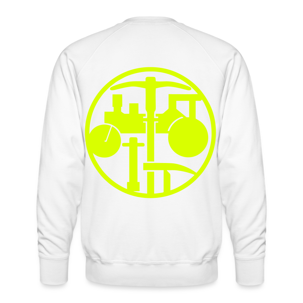 Unisex Premium Pullover "Strassenbauer" neongelb Männer Premium Pullover
