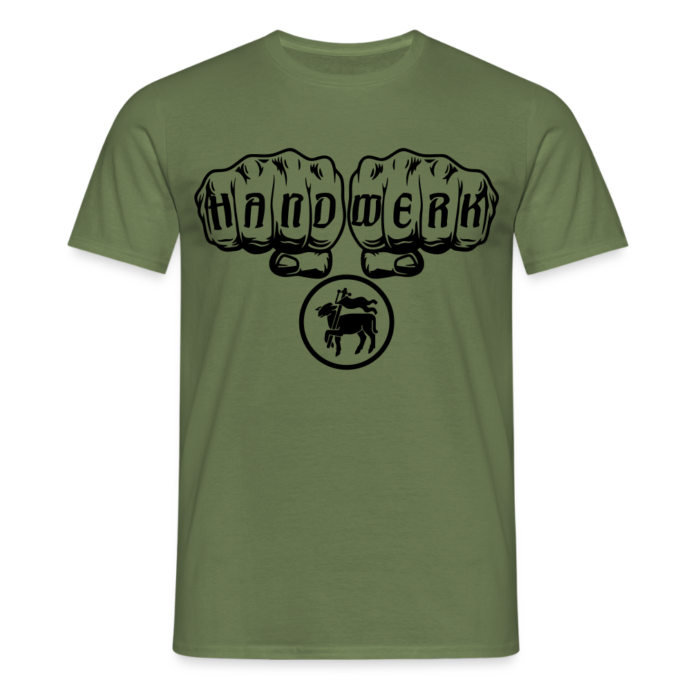 Unisex T-Shirt "Fleischer" Militärgrün Männer T-Shirt