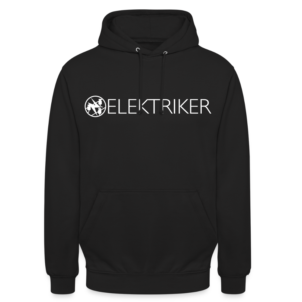 Unisex Hoodie "Elektriker" Schwarz Unisex Hoodie