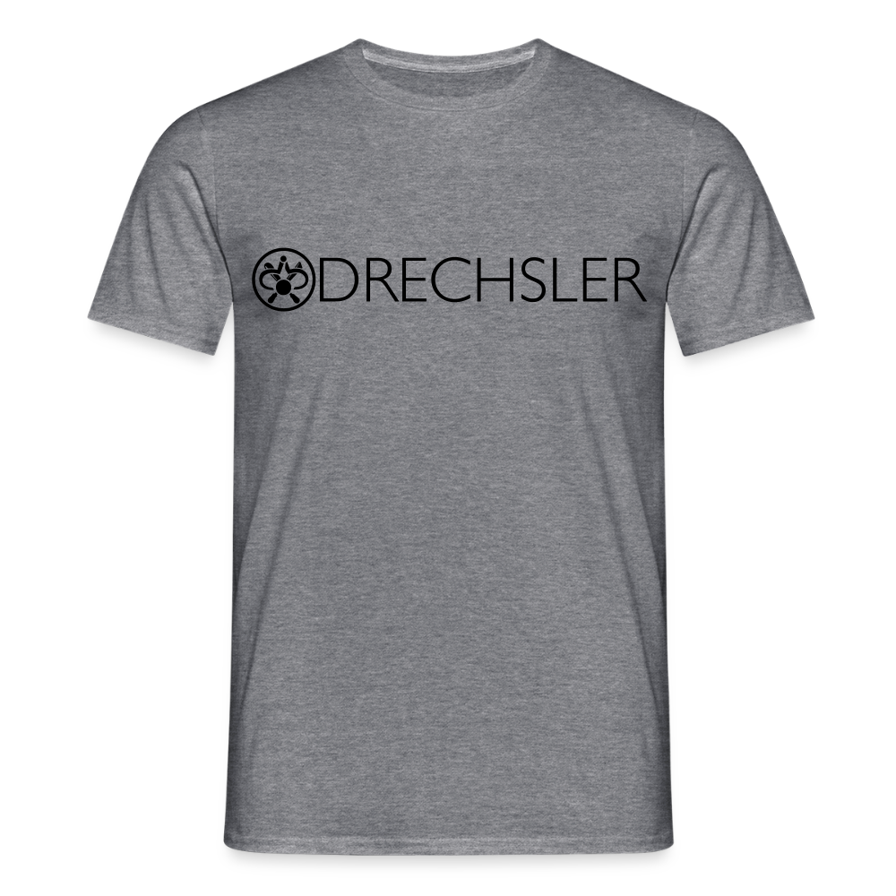Unisex T-Shirt "Drechsler" Graphit meliert Männer T-Shirt