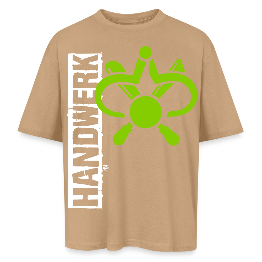 Oversized Unisex T-Shirt "Drechsler" Beige Oversized Unisex T-Shirt