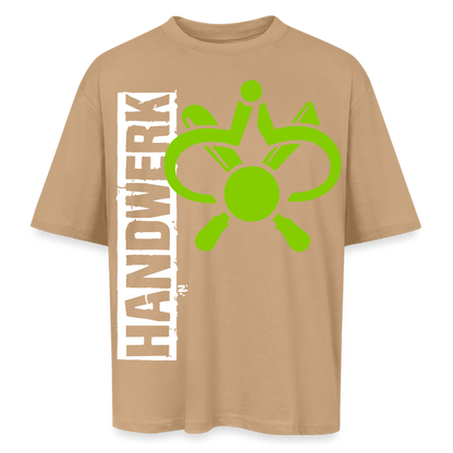 Oversized Unisex T-Shirt "Drechsler" Beige Oversized Unisex T-Shirt