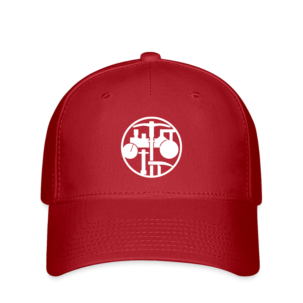 Flexfit Cap "Strassenbauer" Rot Flexfit Cap
