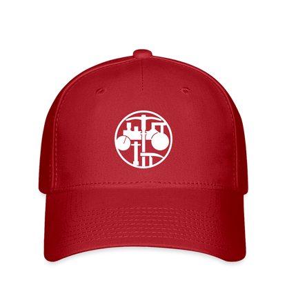 Flexfit Cap "Strassenbauer" Rot Flexfit Cap