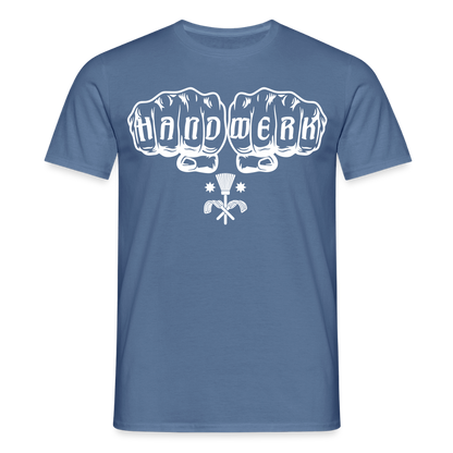 Unisex T-Shirt "Schornsteinfeger" Taubenblau Männer T-Shirt