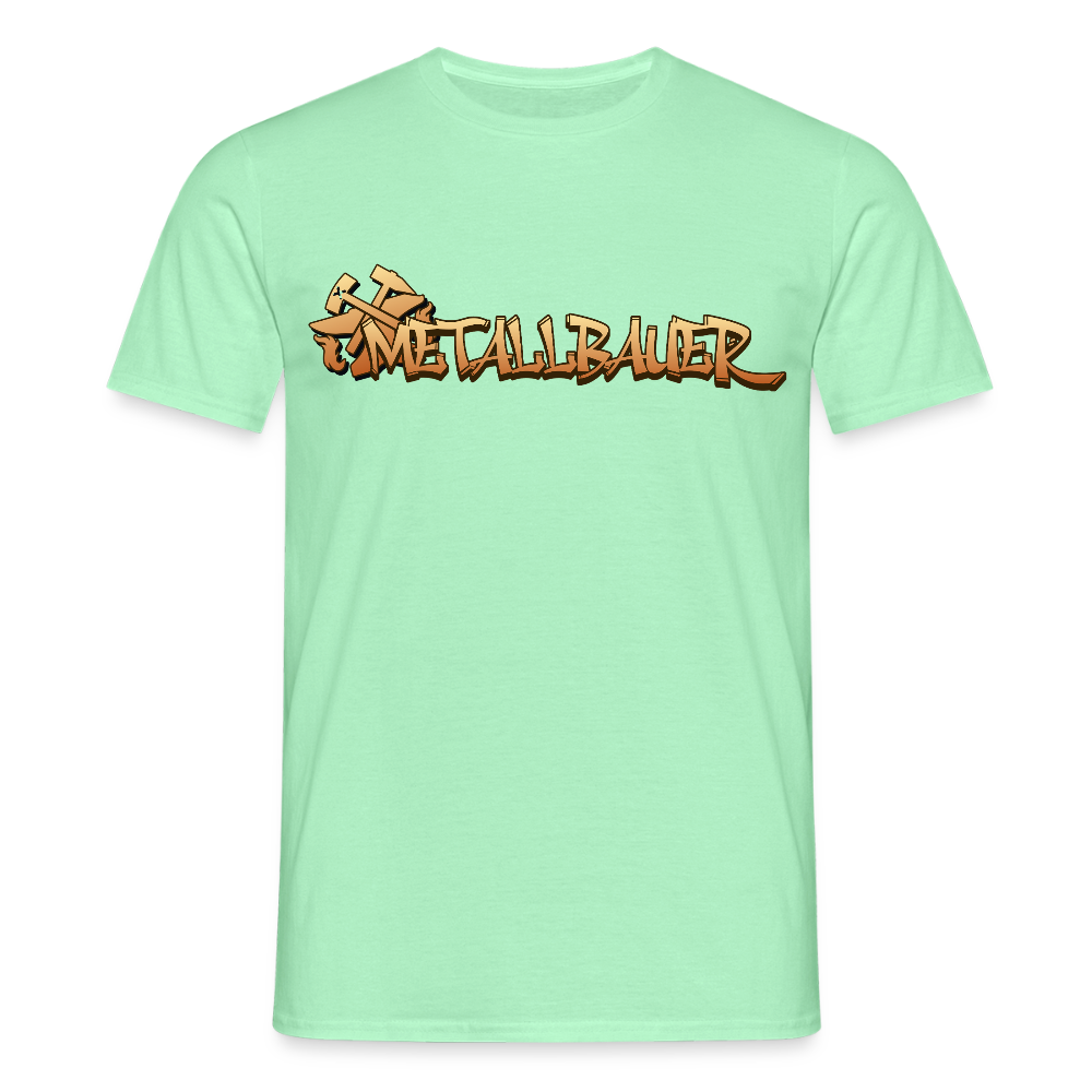 Unisex T-Shirt "Metallbauer" Mintgrün Männer T-Shirt