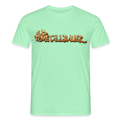 Unisex T-Shirt "Metallbauer" Mintgrün Männer T-Shirt