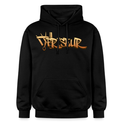 Gildan Unisex Softstyle® "Friseur" Schwarz Gildan Unisex Softstyle® Midweight Hoodie