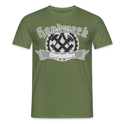 Unisex T-Shirt "Mechaniker" Militärgrün Männer T-Shirt