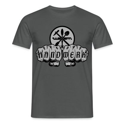 Unisex T-Shirt "Glaser" Anthrazit Männer T-Shirt