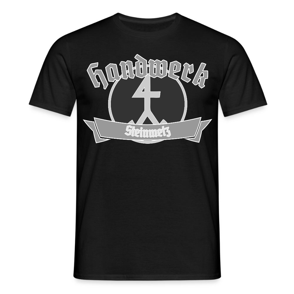 Unisex T-Shirt "Steinmetz" Schwarz Männer T-Shirt