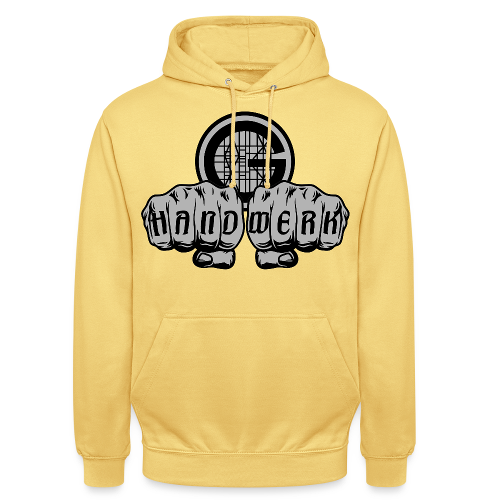 Unisex Hoodie "Gerüstbauer" Zitronengelb Unisex Hoodie