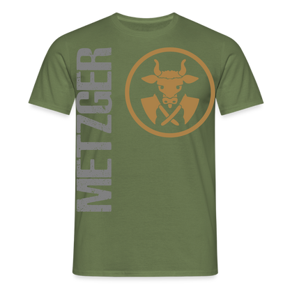 Unisex T-Shirt "Metzger" Militärgrün Männer T-Shirt