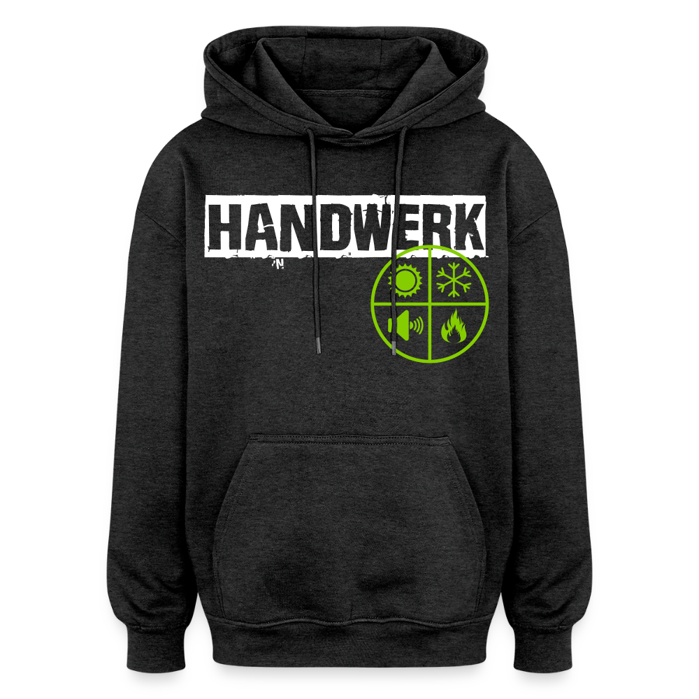 Oversized Unisex Hoodie "Isolierer" Anthrazit Oversized Unisex Hoodie