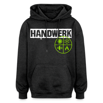 Oversized Unisex Hoodie "Isolierer" Anthrazit Oversized Unisex Hoodie