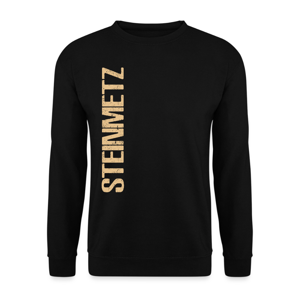 Unisex Pullover "Steinmetz" Schwarz Unisex Pullover