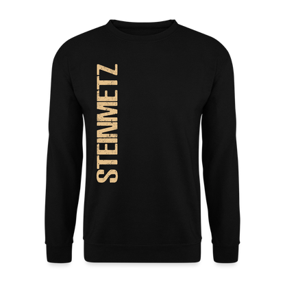 Unisex Pullover "Steinmetz" Schwarz Unisex Pullover