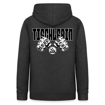 Frauen Hoodie "Tischlerin" (beidseitig beruckt) Anthrazit Frauen Hoodie