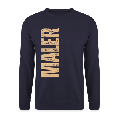 Unisex Pullover "Maler" Navy Unisex Pullover