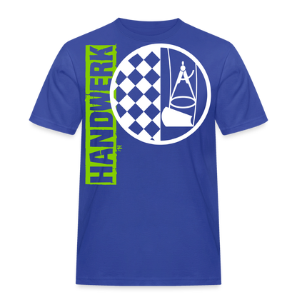 Unisex Workwear T-Shirt "Bodenleger" Royalblau Männer Workwear T-Shirt