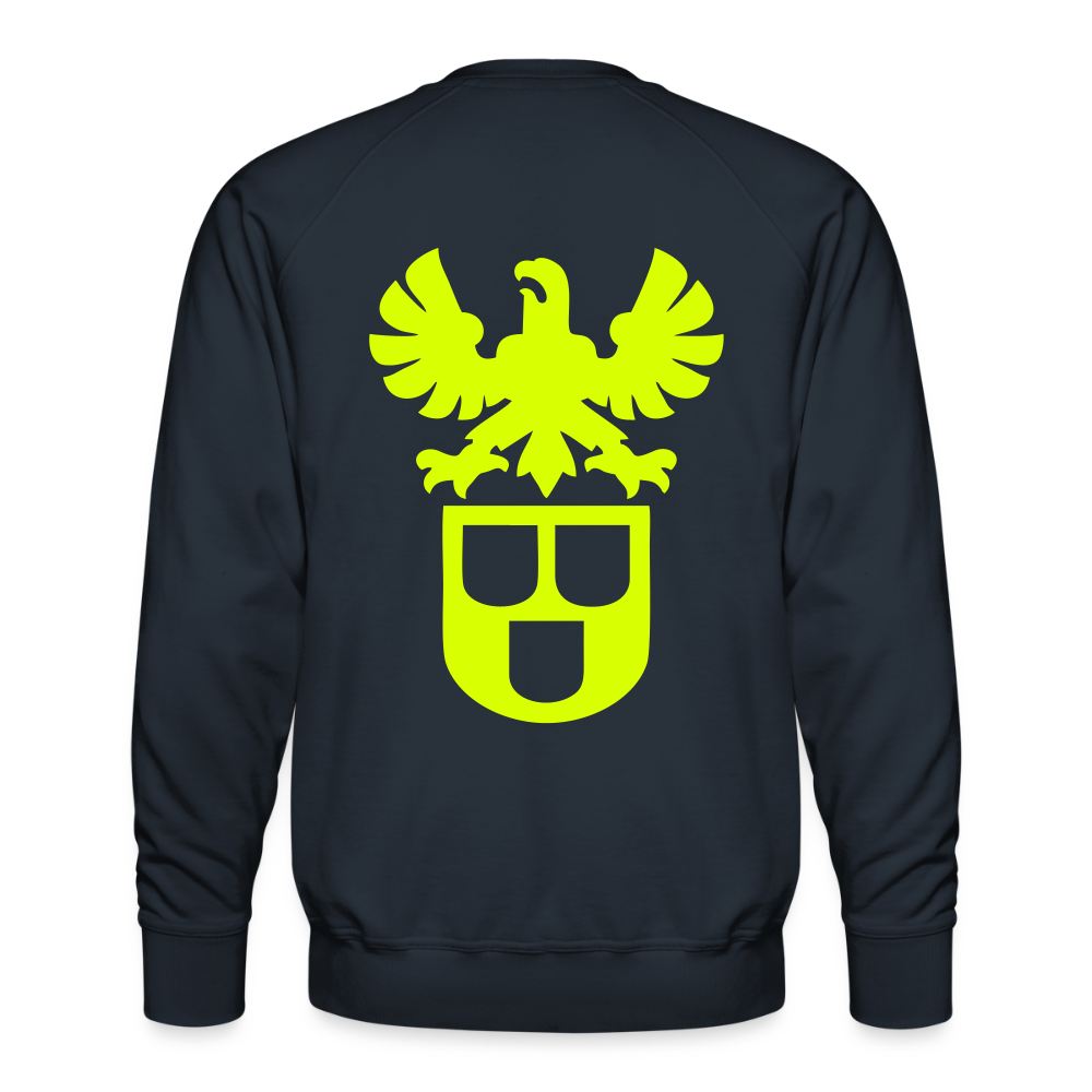 Unisex Premium Pullover "Maler" neongelb Männer Premium Pullover