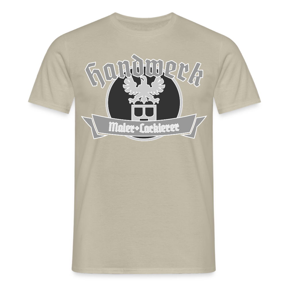 Unisex T-Shirt "Maler/Lackierer" Sandbeige Männer T-Shirt
