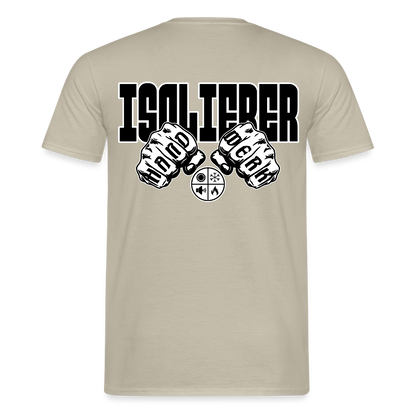 Unisex T-Shirt "Isolierer" Sandbeige Männer T-Shirt