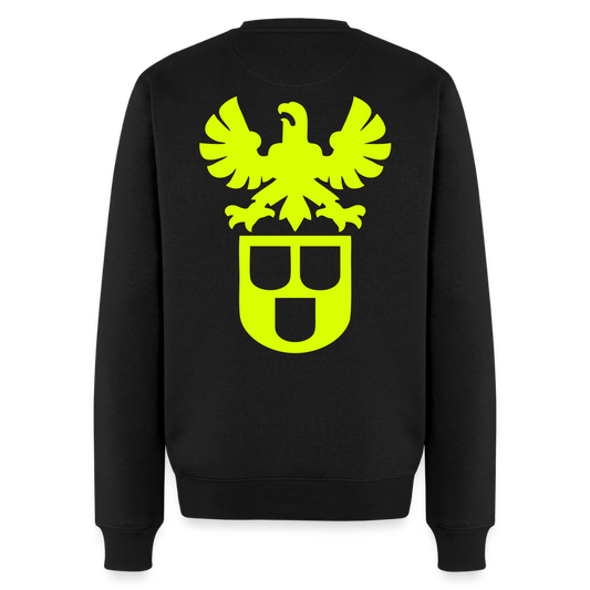 Unisex Premium Pullover "Lackierer" neongelb Schwarz Männer Premium Pullover