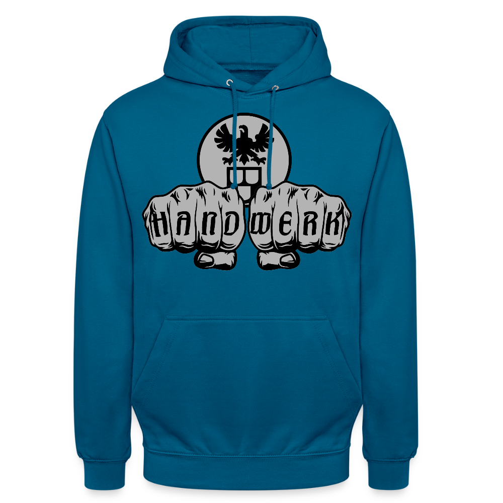 Unisex Hoodie "Maler" Tiefseeblau Unisex Hoodie