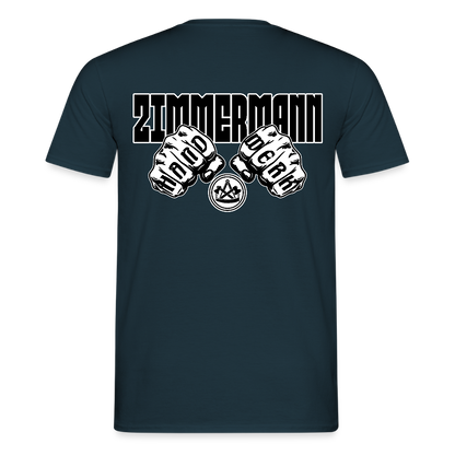 Unisex T-Shirt "Zimmermann" Navy Männer T-Shirt