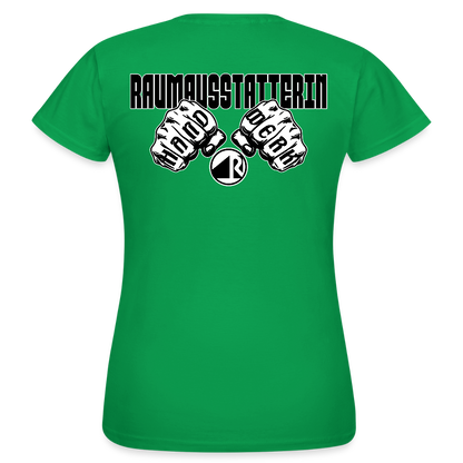 Frauen T-Shirt "Raumausstatterin" (beidseitig bedruckt) Kelly Green Frauen T-Shirt